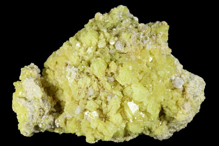 Sulfur Crystals on Matrix - Steamboat Springs, Nevada #174216
